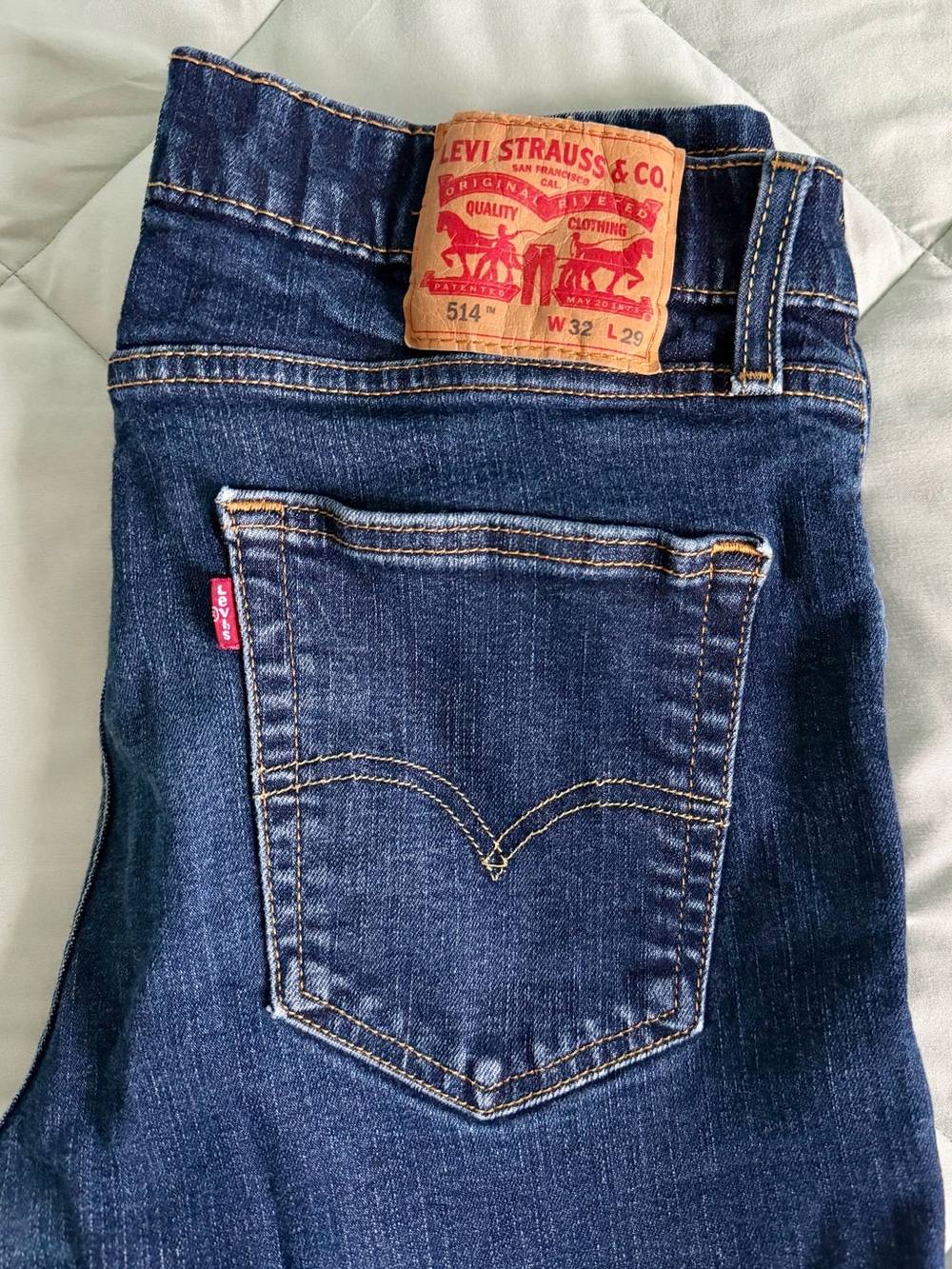 Levi Strauss Dark Wash Jeans 514
